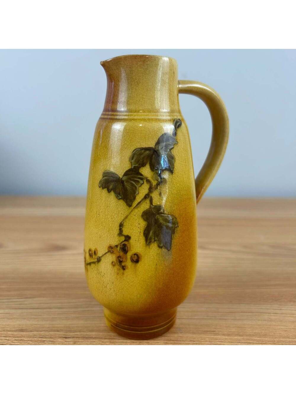 Rookwood 1887 Art Pottery Standard Glaze Leaf Vine Ewer Anna Marie Bookprinter
